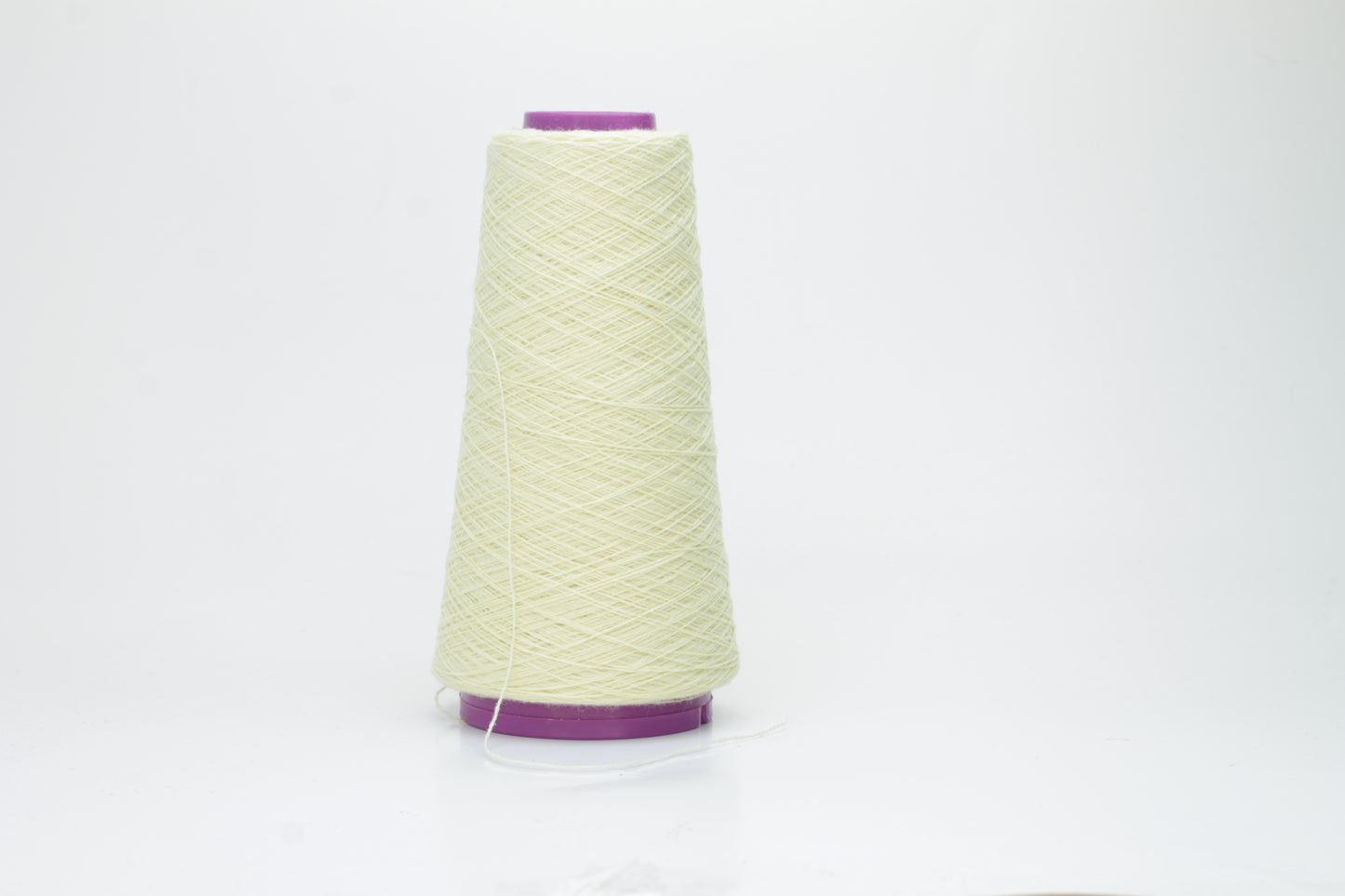 Cashmere yarn 100% on cone for knitting, Todd&Duncan Lemon. Lot 75 gr