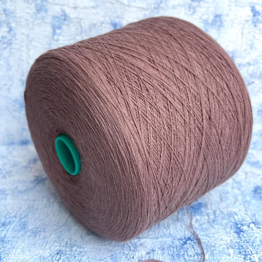 Cashmere yarn 100%, Filati biagioli yarn, Color Dirty Pink. Per 100 gr