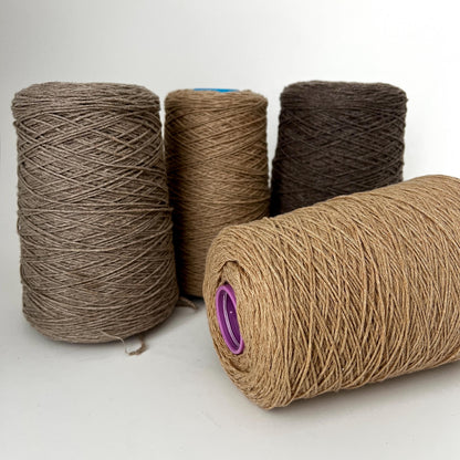 Cashmere yarn 100%, Filati biagioli - Catanella, Color Castoro.Per 100 gr