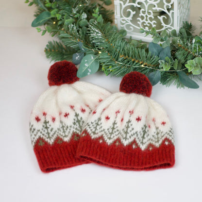 Knitting pattern baby Christmas hat, Easy Knit Hat Pattern