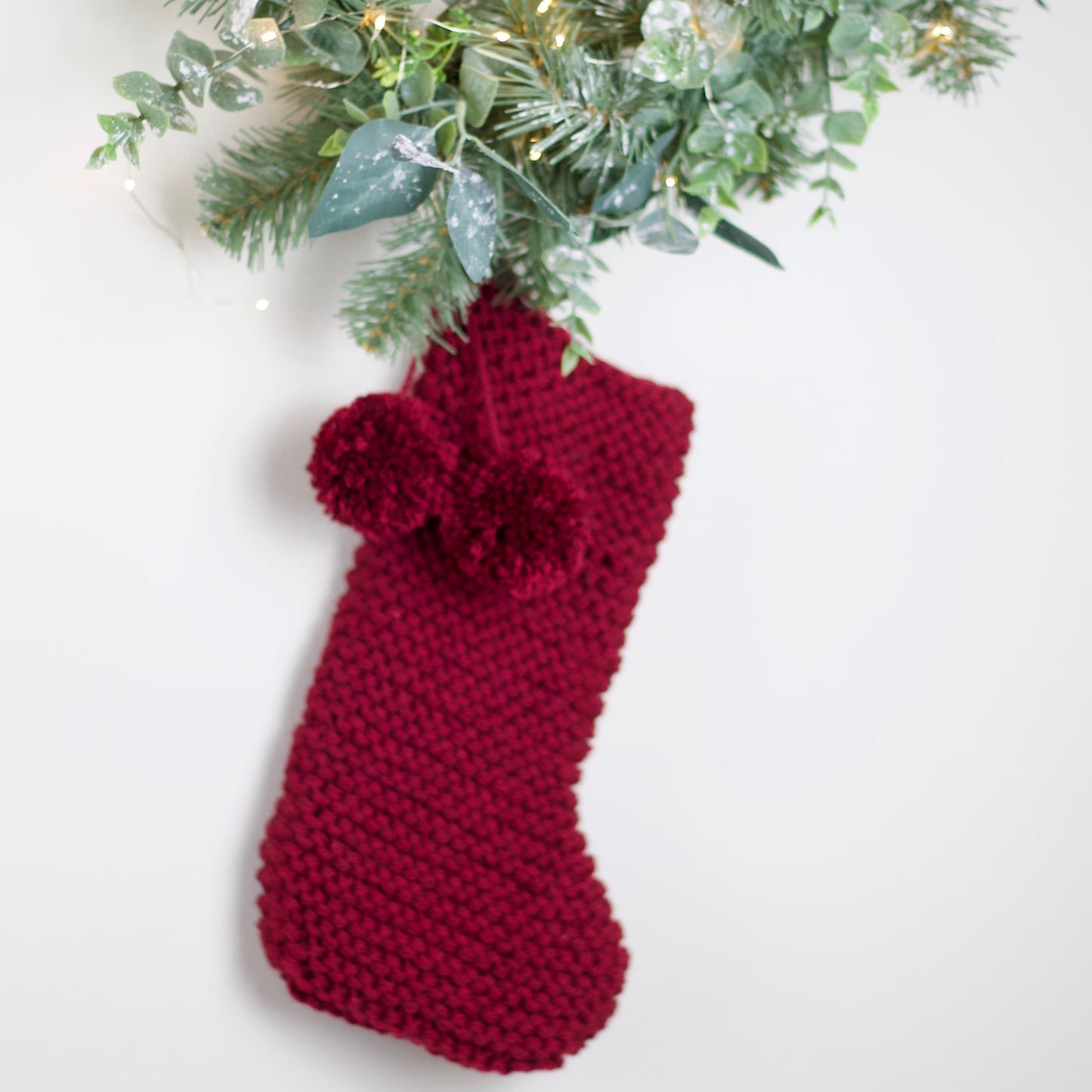 Knitting Christmas Stocking Pattern, Knitting pattern Brighton Christmas Stocking, Instant Download Pattern