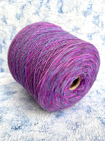 art OLGA, Wool yarn 60%, Polyamide yarn 40%. Color Red&Blue&Purple.Per 100 gr