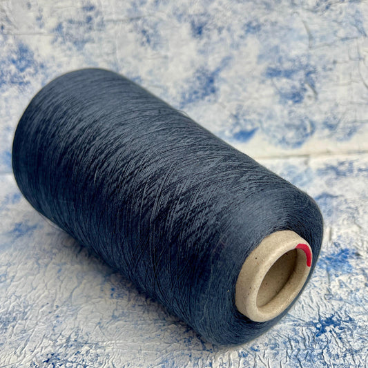 Silk yarn 100%,Sesia yarn on Cone, Color Avio Mel. Per 100 gr