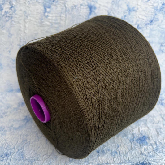 Cashmere yarn 100% for knitting,Todd&Duncan yarn. Military. Per 100 gr