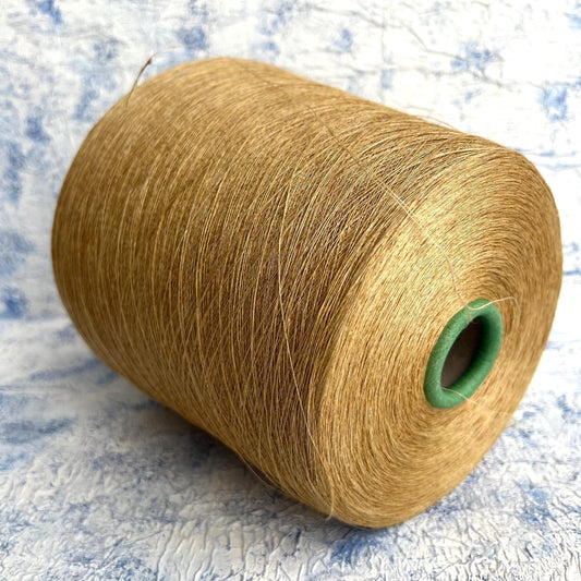 Linen Yarn 100%, Yarn for knitting,Tollegno yarn, Color Sand. Per 100 gr