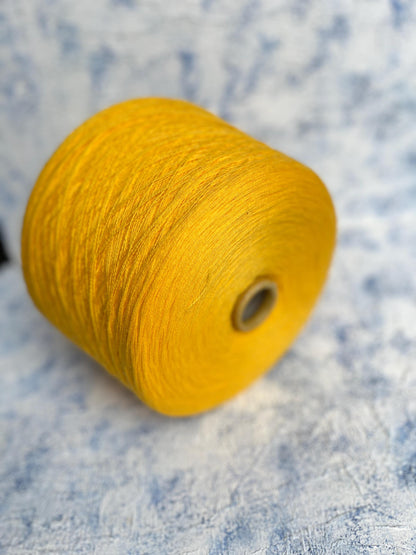 Merino yarn 100%,ZEGNA BARUFFA Yarn, Color Yellow.Per 100 gr