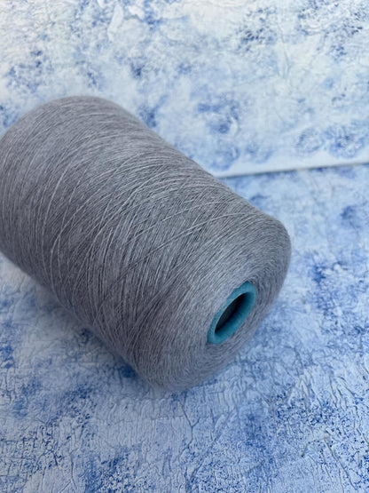 Merino yarn 100%, Cashwool, ZEGNA Yarn, Color Gray. Per 100 gr