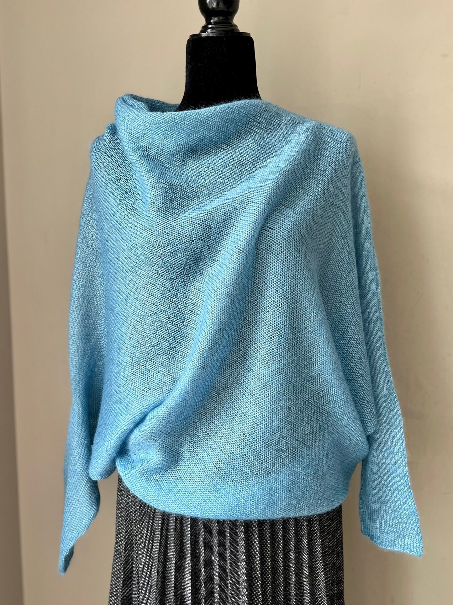 Handmade mohair sweater. 70% mohair, 30% silk