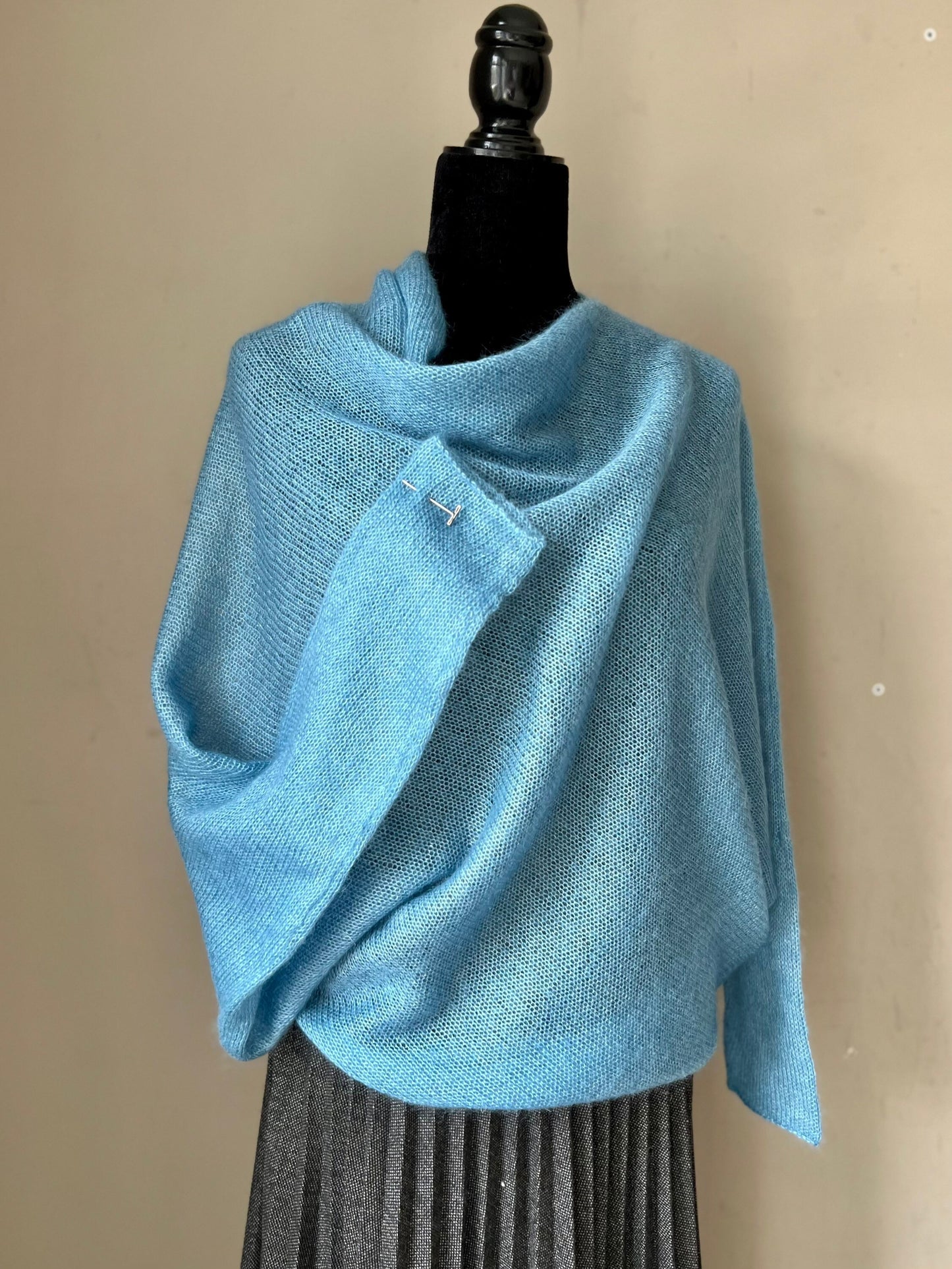 Handmade mohair sweater. 70% mohair, 30% silk