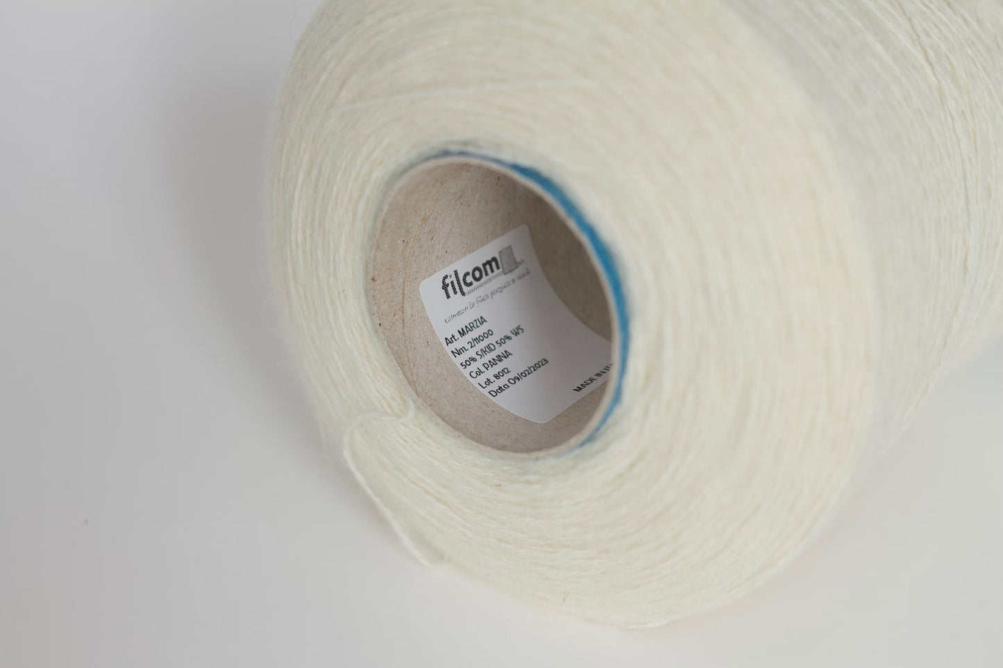 50% Kid Mohair Yarn - 50% Cashmere Yarn, Yarn on Cone, Filcom, per 100 gr