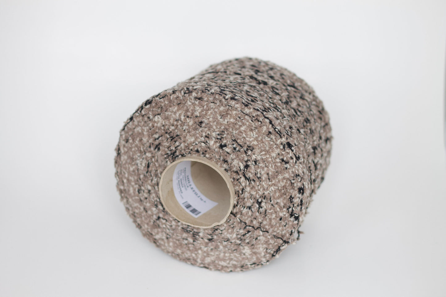 Pecorella, Nm 1/28000, 79% WS, 19% PA, 2% Wor, MILLEFILI 88853, boucle gray black, per 100 gr