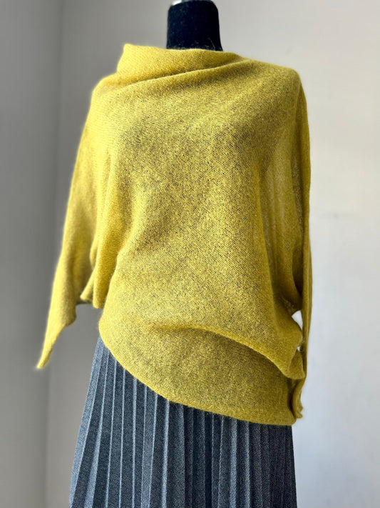 Handmade mohair sweater. 70% mohair, 30% silk