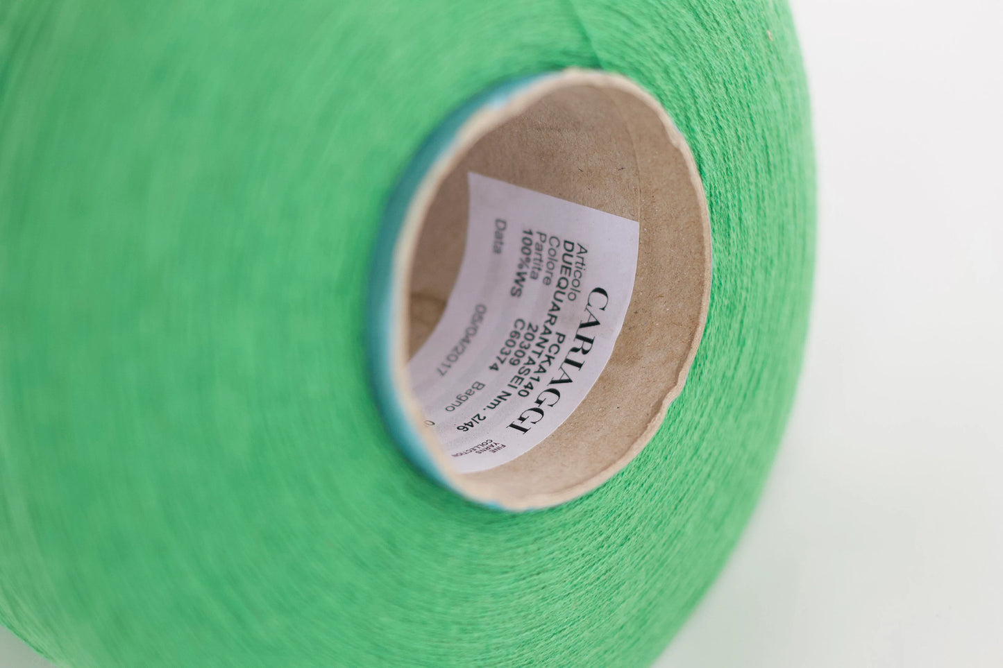 Cashmere 100%, Nm 246, Cariaggi - Green, per 100 gr