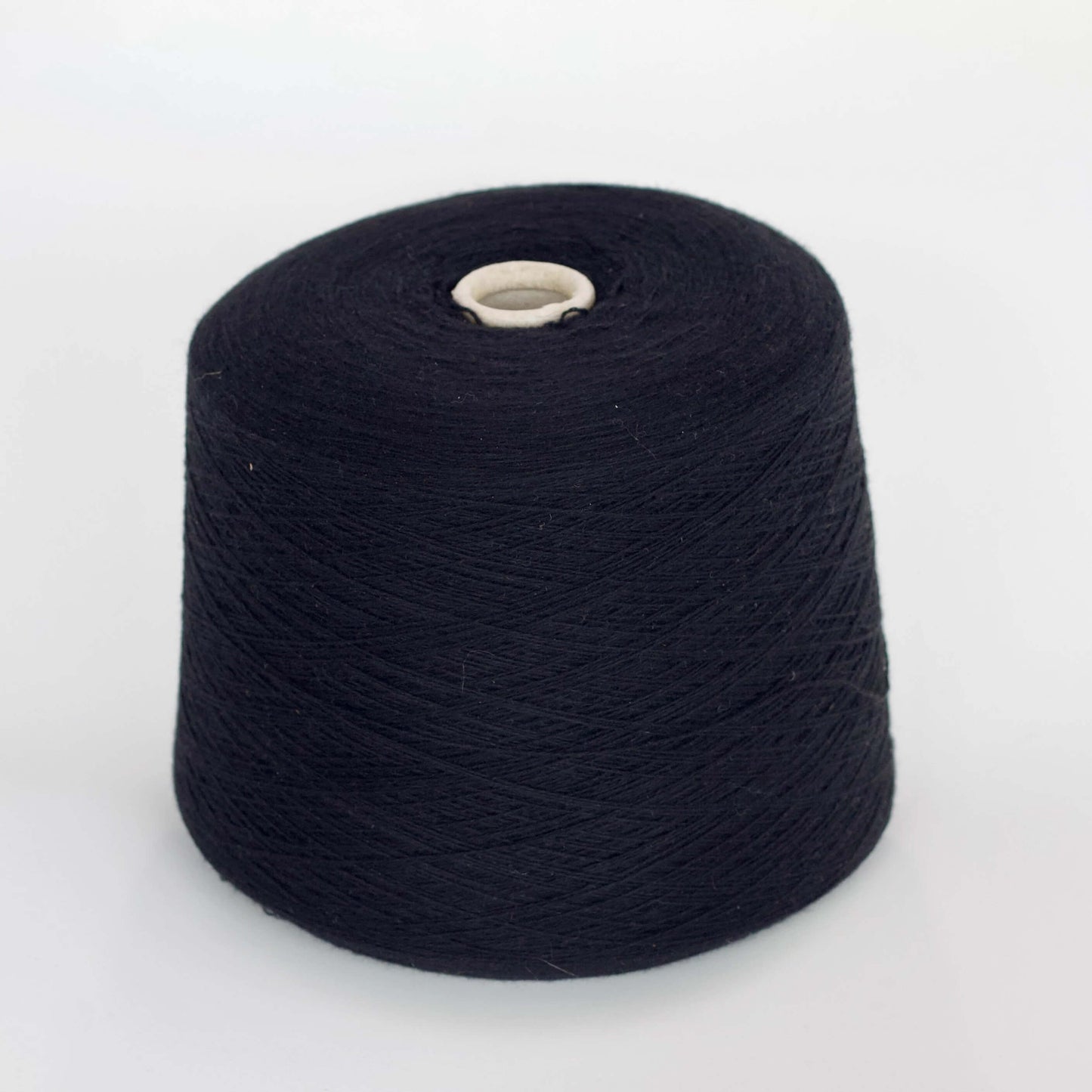 Cashmere Yarn 100%, Yarn on Cone, Loro Piana Yarn, Black. per 100 gr