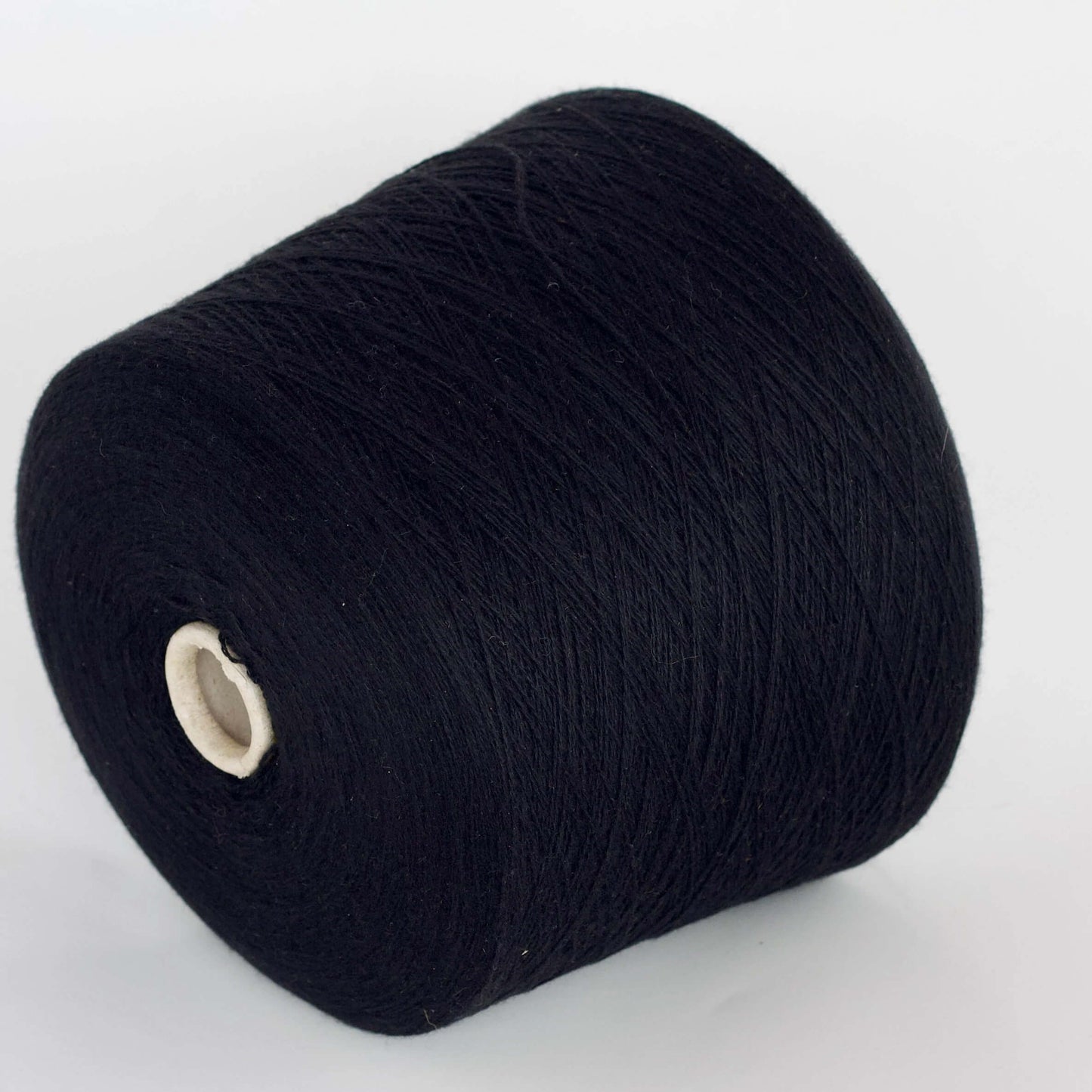 Cashmere Yarn 100%, Yarn on Cone, Loro Piana Yarn, Black. per 100 gr