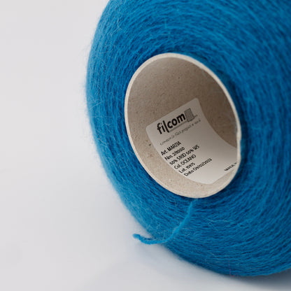 50% Kid Mohair Yarn - 50% Cashmere Yarn, Yarn on Cone, Filcom, per 100 gr