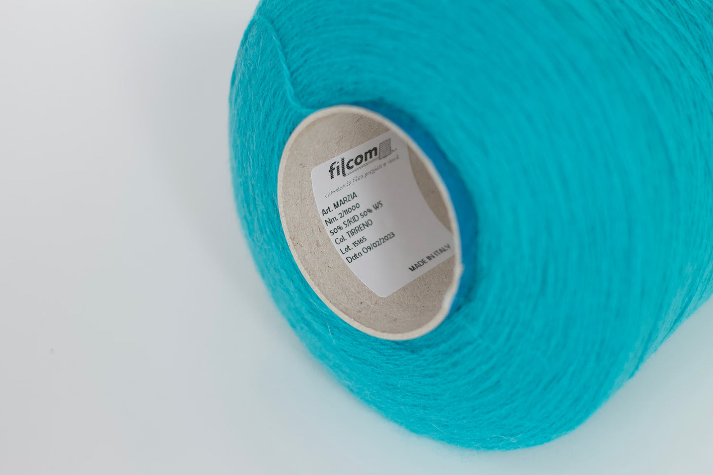 50% Kid Mohair Yarn - 50% Cashmere Yarn, Yarn on Cone, Filcom, per 100 gr