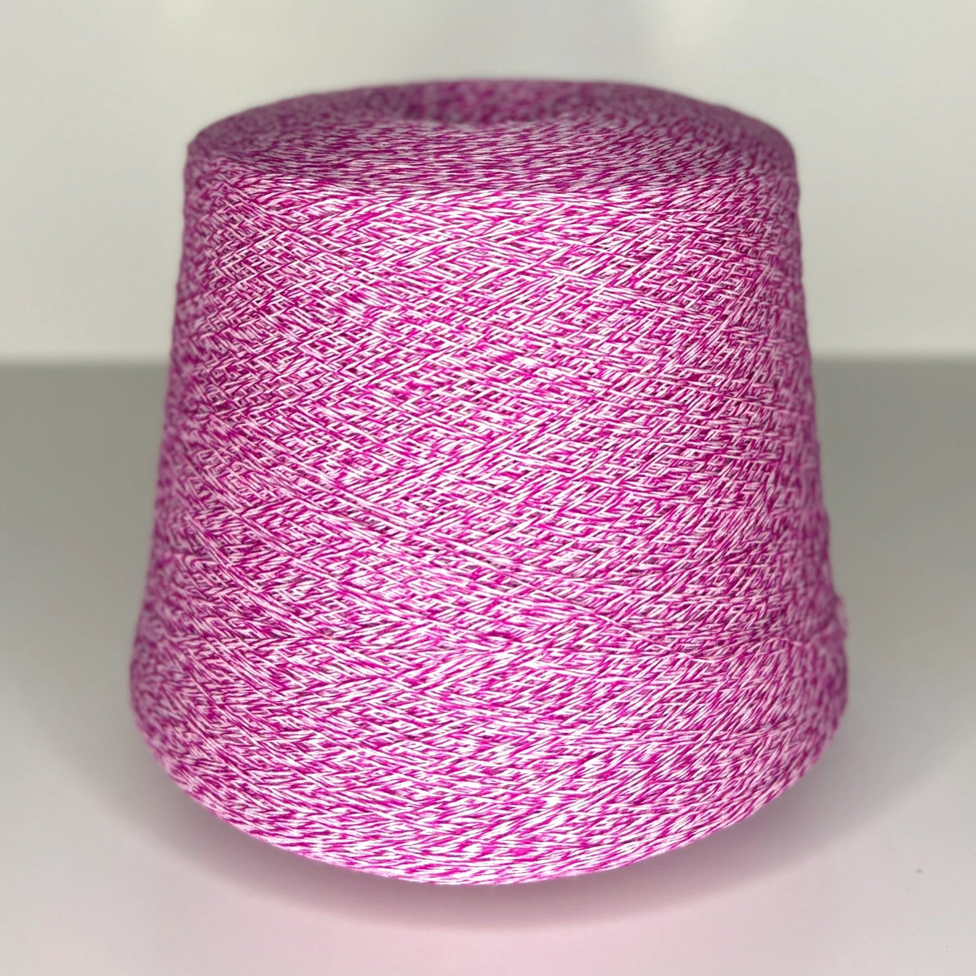 Soft Wool Cashmere Yarn and Merino wool yarn - Ideal for Knitting. Loro Piana yarn, art. MOIRE. Fibre: 90% Merino Wool yarn and 10% Cashmere yarn. Yarn Color: pink&white Melange Made from Italy. Introducing at our Yarn Store in Canada.