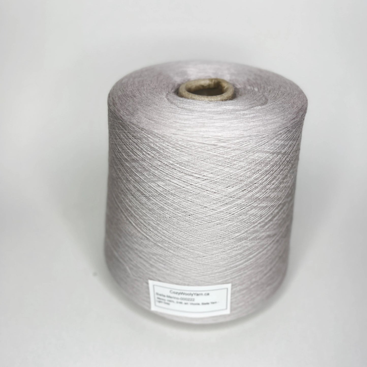 Sudwollgroup Biella Yarn. Fiber: 100% Merino yarn Victoria Plus. Yarn Colour: light gray. This is a very soft pure merino yarn.This is yarn produced in Italy. Available at our Yarn Store in Canada.