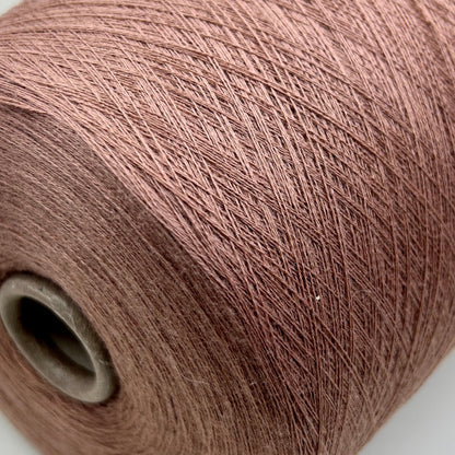 Luxurious Merino and Cashmere Blend - Nm 2/60, 90% Merino, 10% Cashmere - Rich Brown, per 100 gr