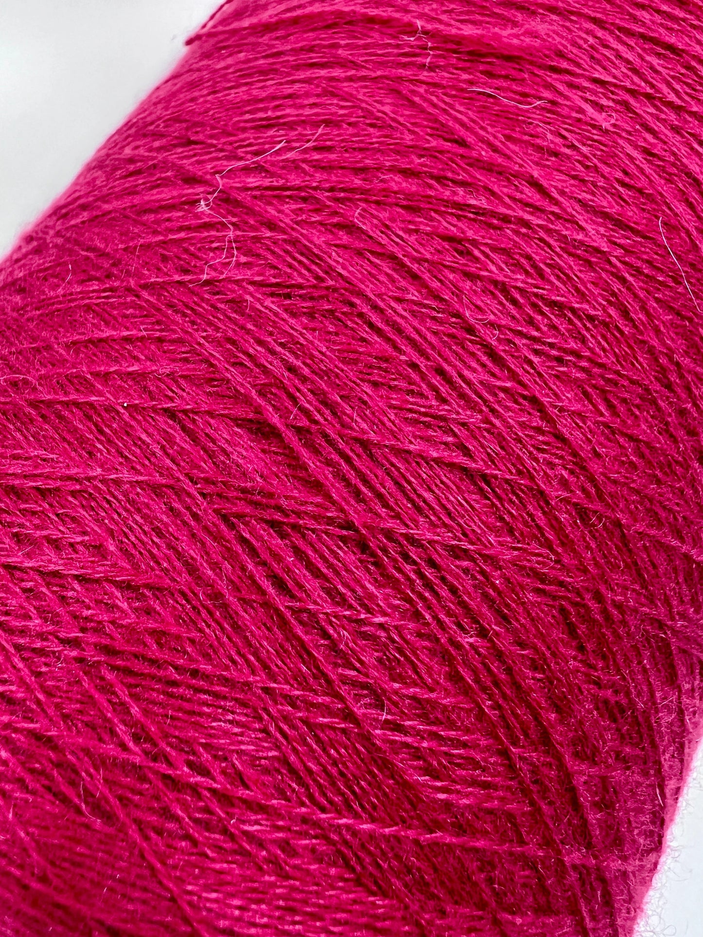 Premium 100% Cashmere Yarn - Loro Piana - Nm 2/27 Weight - Deep Ruby Red, per 100 gr