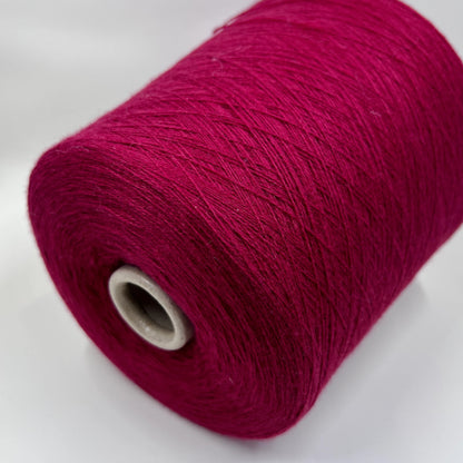 Premium 100% Cashmere Yarn - Loro Piana - Nm 2/27 Weight - Deep Ruby Red, per 100 gr