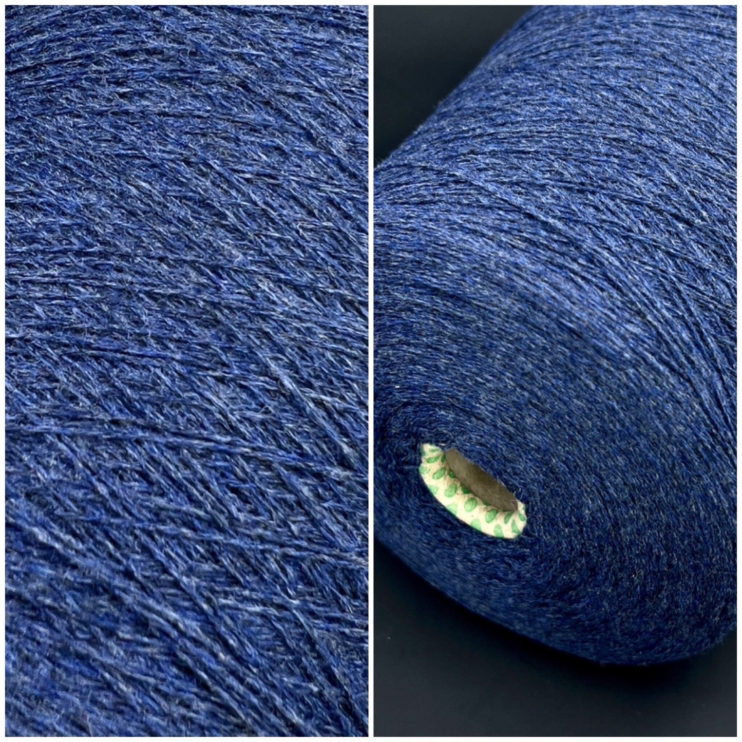 Cashmere blend Profilo s.n.c. art. FUTURA. Fiber: 50% Cashmere yarn 50% Merino wool yarn. Yarn Colour: Blue. This is a very soft pure cashmere blend yarn. It is produced in Italy by one of the best cashmere spinning mill in the world. This yarn is available to you in our yarn store in Canada