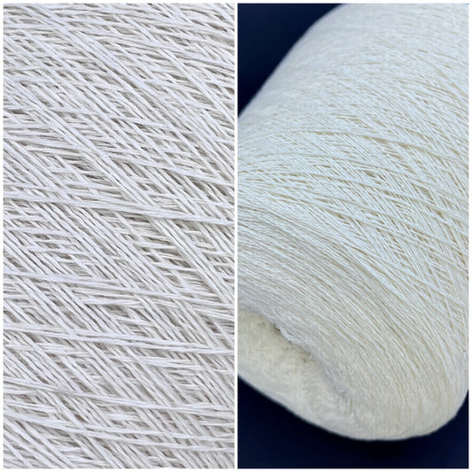 Cashmere & Merino blend Profilo FUTURA. Fiber: 50% Cashmere yarn 50% Merino wool yarn. Yardage per 100g: 900m per 100g / 984 yards per 3.52oz. Yarn Colour: White. This is a very soft pure cashmere blend yarn. It is produced in Italy. You can buy this beautiful yarn in our yarn store in Canada