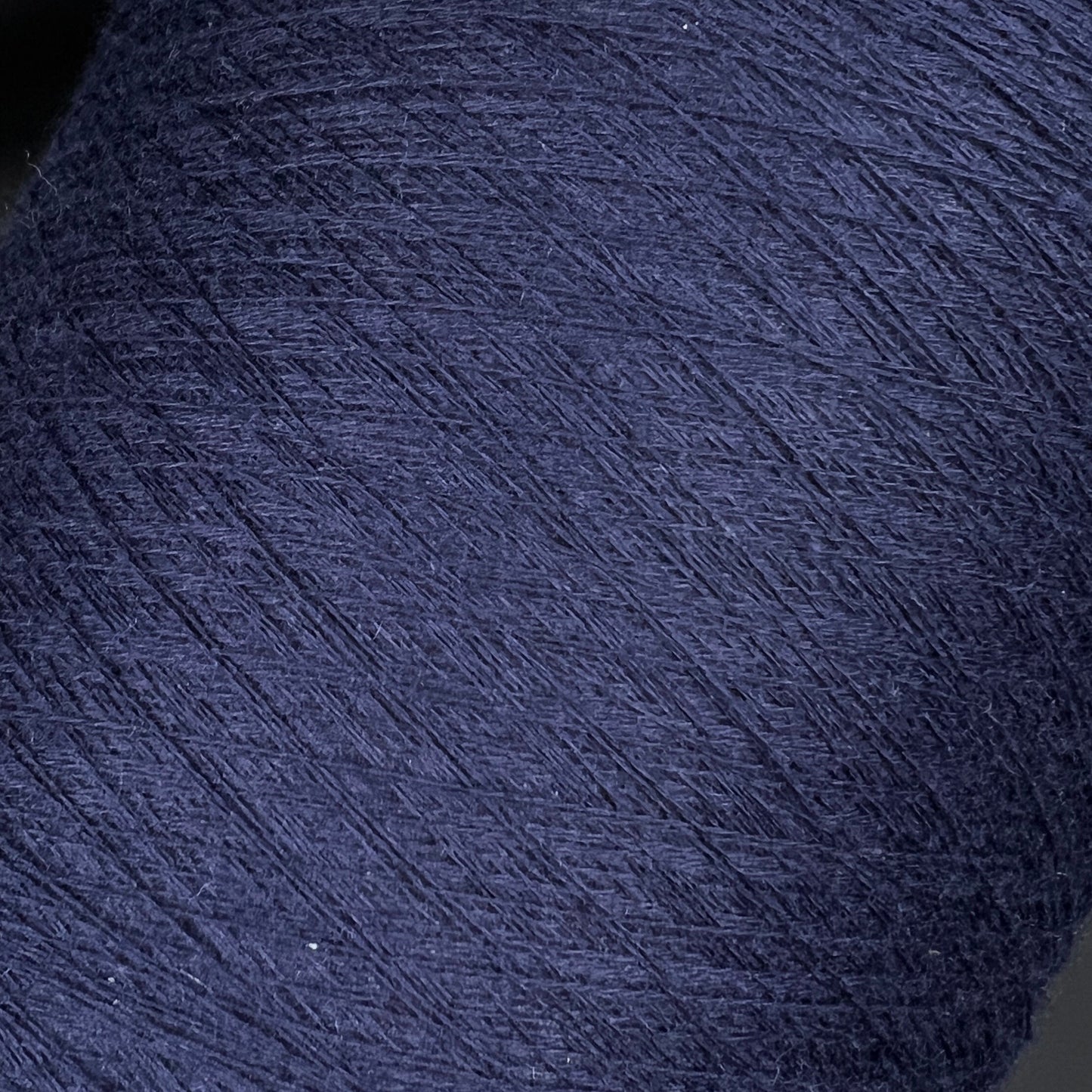 Bagno, Ne 30/2, 85% Cotton, 15% Ws, FILARTEX SPA, Color Dark Navy, per 100 gr. Italian Fine Yarn, yarn on cone, Hand Knitting, Machine Knitting