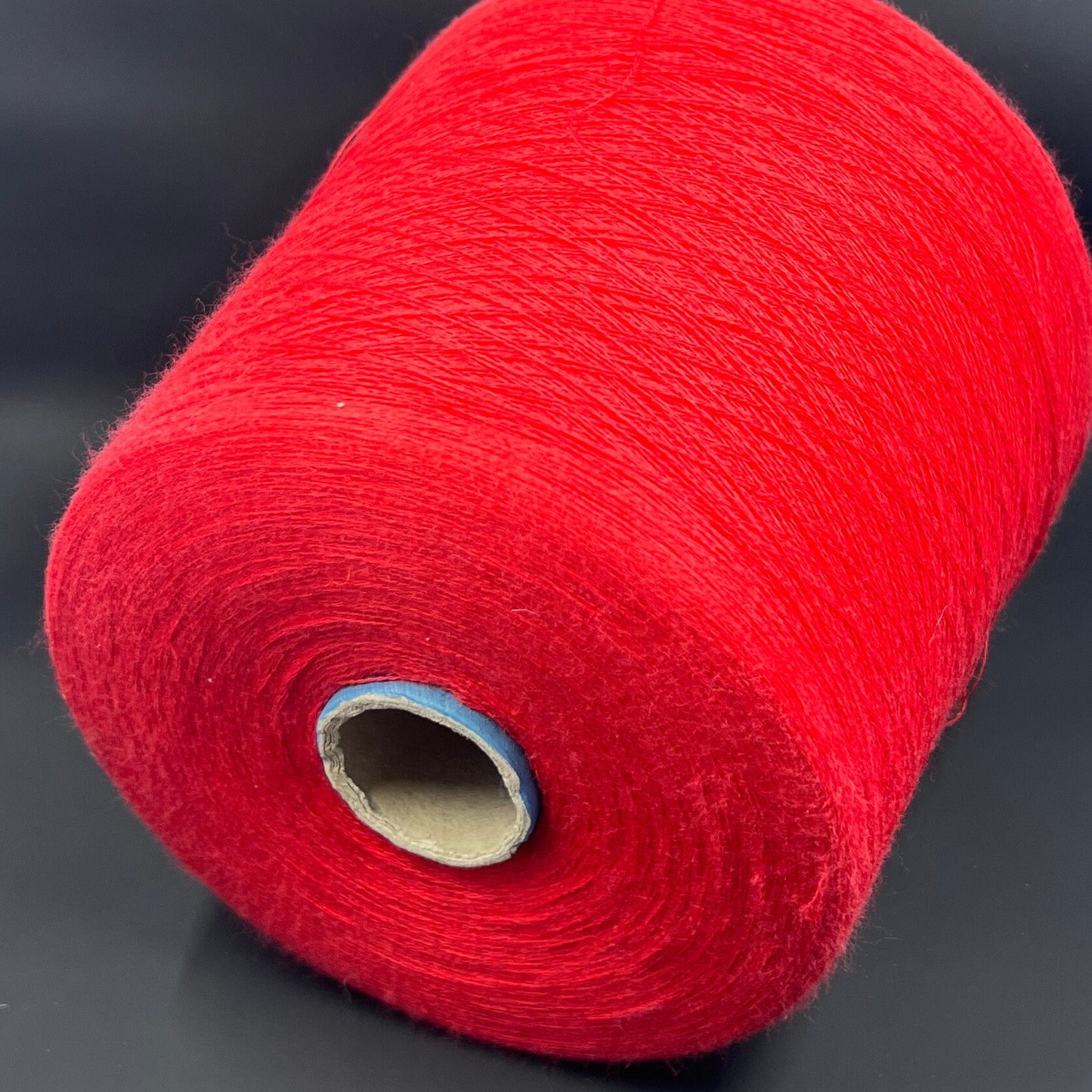 Bagno, Ne 30/2, 85% Cotton, 15% Ws, FILARTEX SPA, Color Red, per 100 gr. Italian Fine Yarn, yarn on cone, Hand Knitting, Machine Knitting