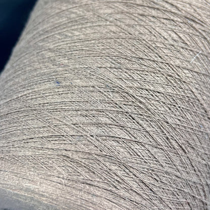 Bagno, Nm 30/2, 85% Cotton, 15% Ws, FILARTEX SPA, Color Cappuccino (Bisonte), per 100 gr. Italian Fine Yarn, yarn on cone, Hand Knitting, Machine Knitting