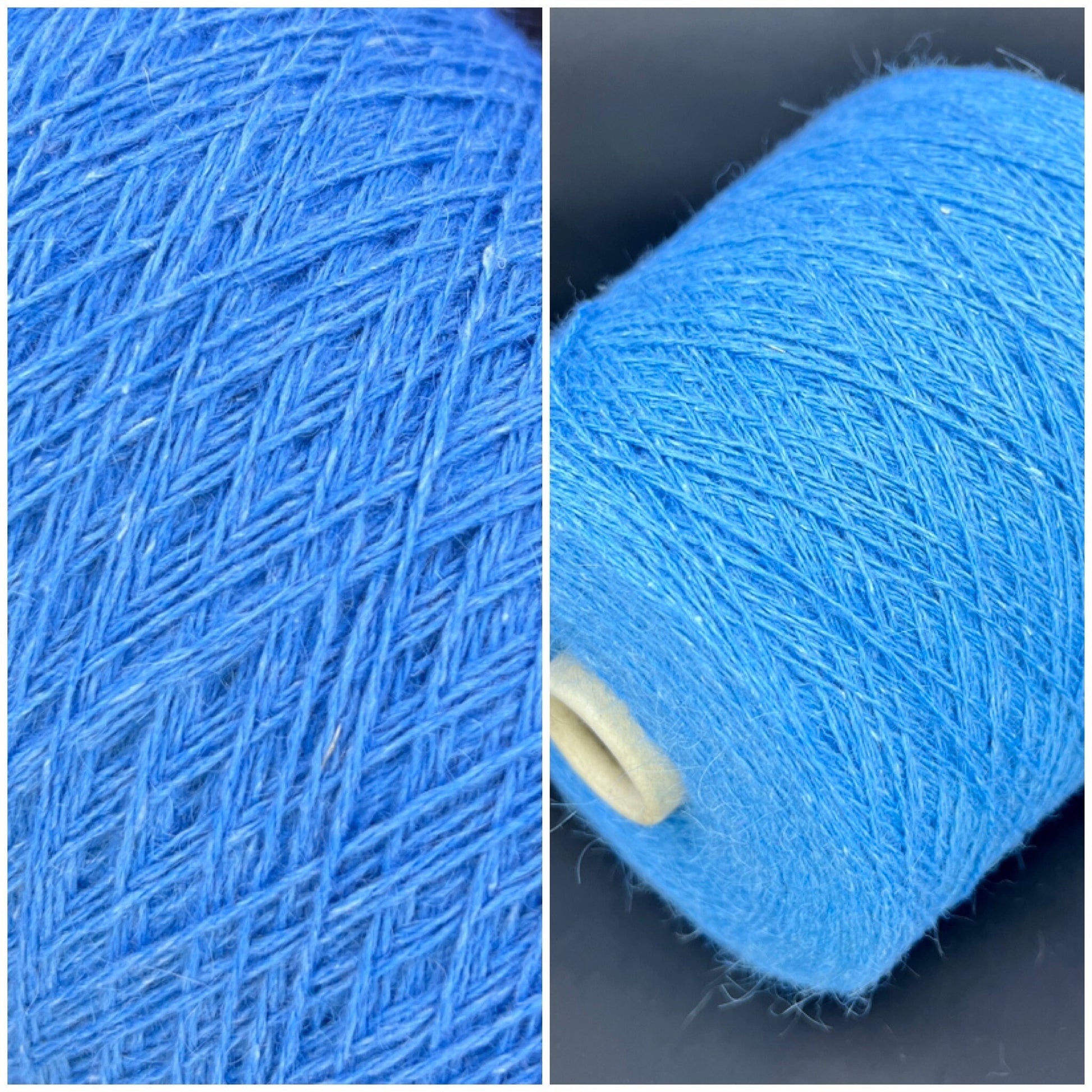 PRPFILO filati art. GINEVRA. Fiber: 40% Merino yarn, 20% Angora yarn, 30% Alpaca yarn, 10% Silk yarn available at our Yarn Store in Canada. Colour: Celeste (Sky blue).