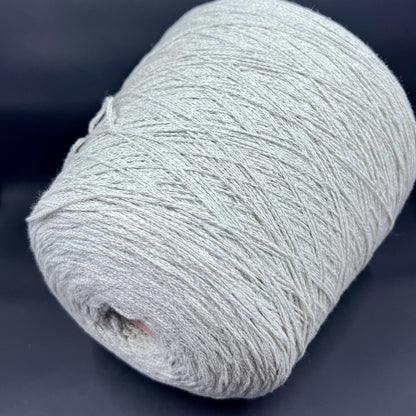 Cashmere 65%, Merino 30%, Pl 5%, Nm 1/3500, Loro Piana E 000 999,  Grey (GRIGIO CHI:MIX), per 100 gr. Italian Fine Yarn, yarn on cone, Hand Knitting, Machine Knitting