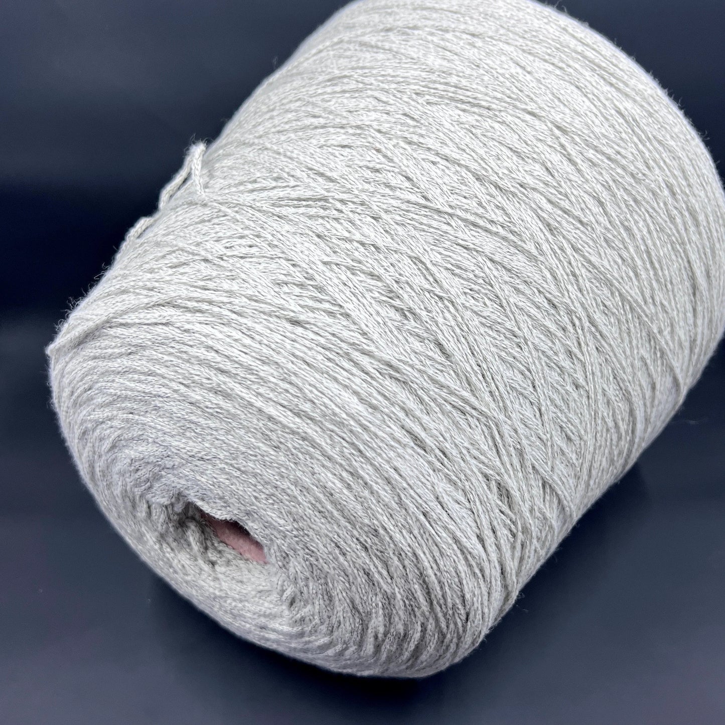 Cashmere 65%, Merino 30%, Pl 5%, Nm 1/3500, Loro Piana E 000 999,  Grey (GRIGIO CHI:MIX), per 100 gr. Italian Fine Yarn, yarn on cone, Hand Knitting, Machine Knitting