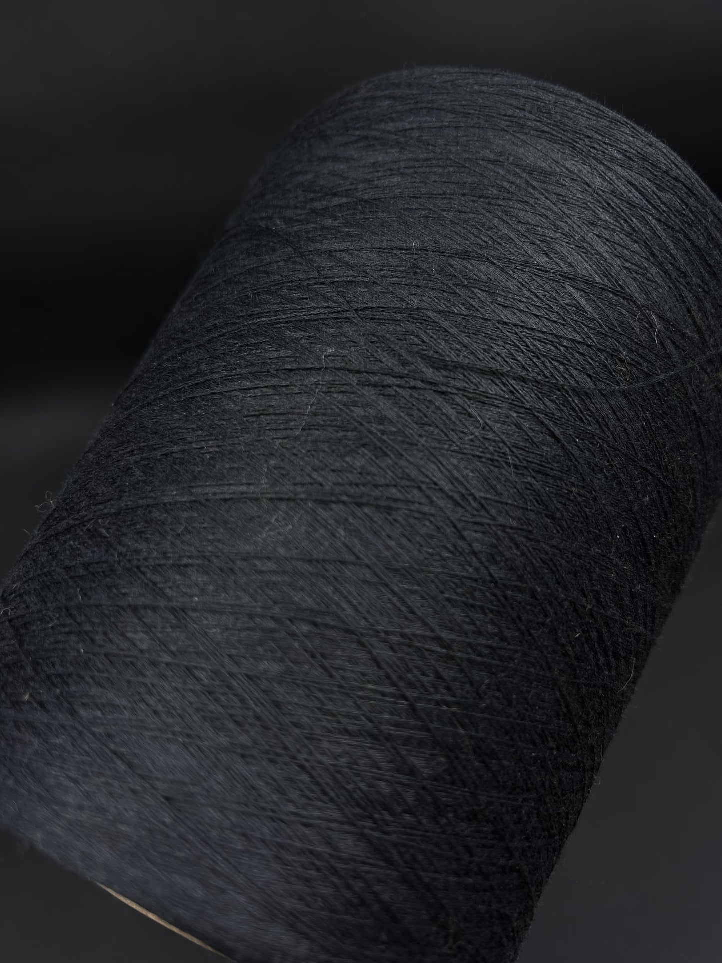 Cashmere yarn 70%, Silk yarn 30%, 2/58, Loro Piana yarn , Color Black, per 100 gr