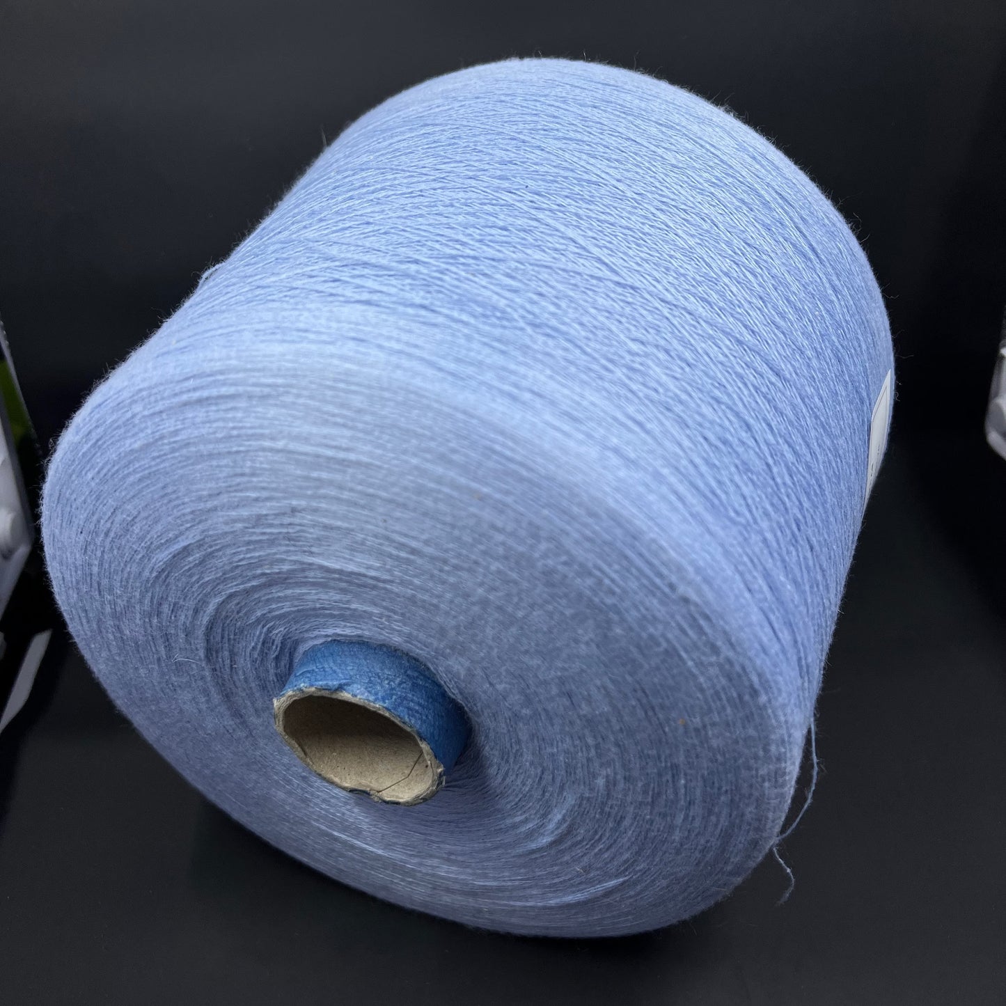 Bagno, Nm 30/2, 85% Cotton, 15% Ws, FILARTEX SPA, Color Sky, per 100 gr. Italian Fine Yarn, yarn on cone, Hand Knitting, Machine Knitting