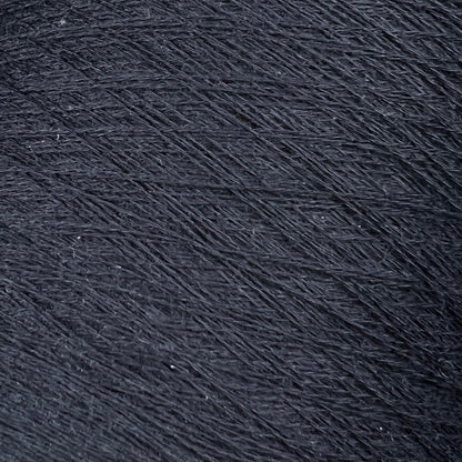 Bagno, Ne 30/2, 85% Cotton, 15% Ws, FILARTEX SPA, Color Blue Nero , per 100 gr. Italian Fine Yarn, yarn on cone, Hand Knitting, Machine Knitting