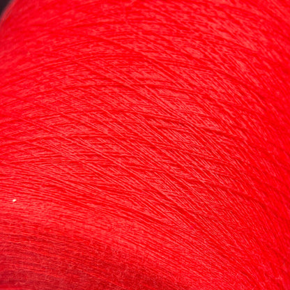 Bagno, Ne 30/2, 85% Cotton, 15% Ws, FILARTEX SPA, Color Red, per 100 gr. Italian Fine Yarn, yarn on cone, Hand Knitting, Machine Knitting