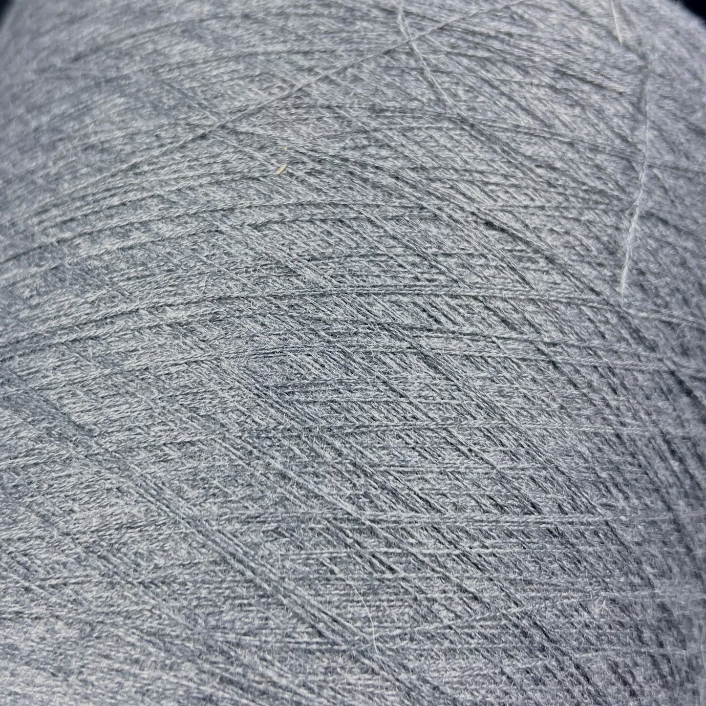 Bagno, Ne 30/2, 85% Cotton, 15% Ws, FILARTEX SPA, Color Dark Gray, per 100 gr. Italian Fine Yarn, yarn on cone, Hand Knitting, Machine Knitting