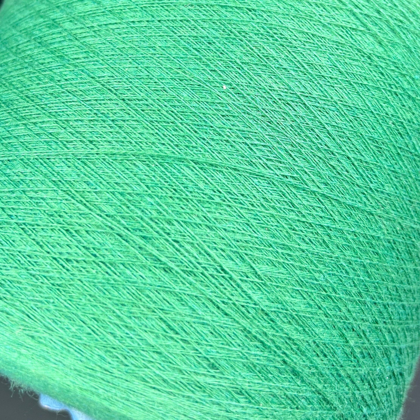 Bagno, Nm 30/2, 85% Cotton, 15% Ws, FILARTEX SPA, Color GREEN, per 100 gr. Italian Fine Yarn, yarn on cone, Hand Knitting, Machine Knitting