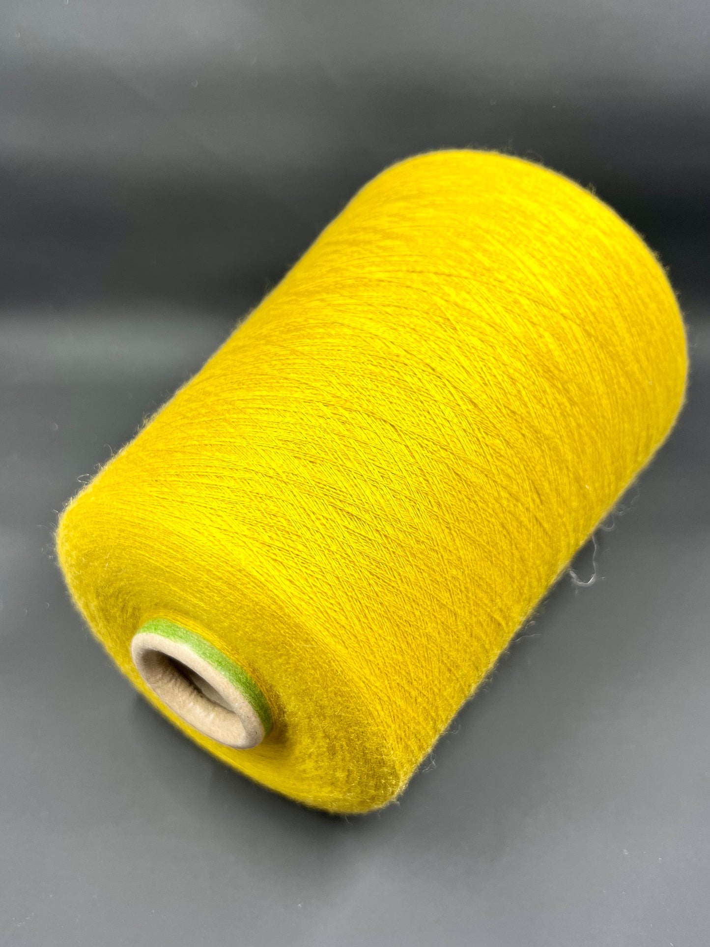 Cashmere 70%, SE 30%,Royal  2/58, Loro Piana-P158 54287, Color Giallo, per 100 gr. Italian Fine Yarn, yarn on cone, Hand Knitting, Machine Knitting