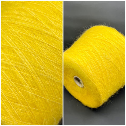 Kid Mohair Yarn 70% & Silk Yarn 30%, Yarn on Cone, Super Kid mohair Yarn, per 100 gr