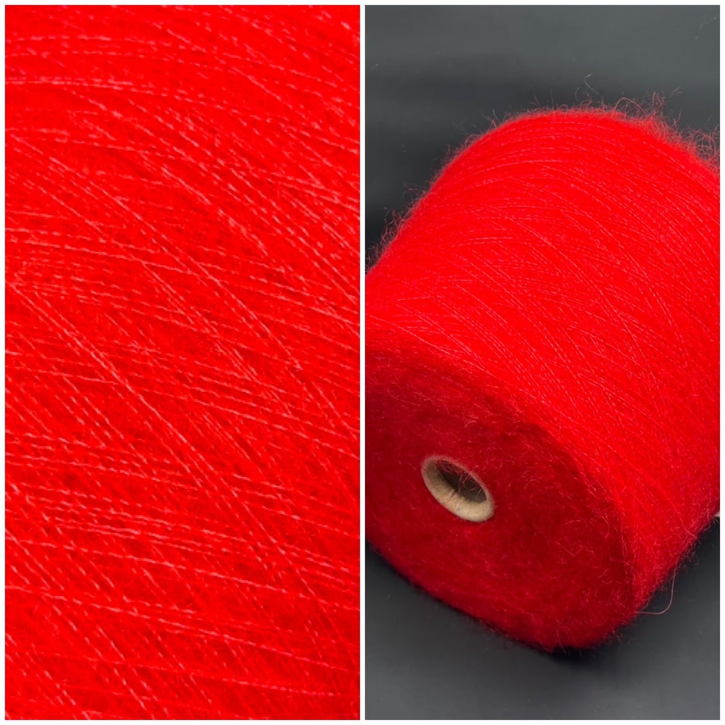 Kid Mohair Yarn 70% & Silk Yarn 30%, Yarn on Cone, Super Kid mohair Yarn, per 100 gr