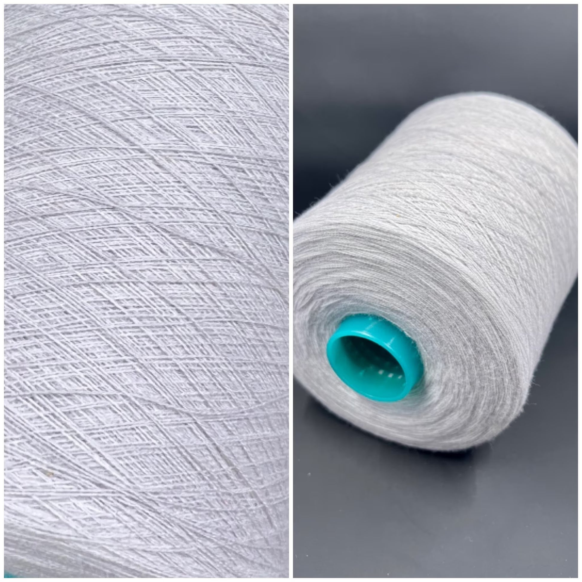 Fiber: 100% Merino wool yarn. Botto Giuseppe art: Slowool Light. Yarn Colour: Gray mel. This is a very soft pure merino wool yarn. It is produced in Italy by one of the best cashmere spinning mill in the world. This yarn can be purchased at our yarn store in Canada.