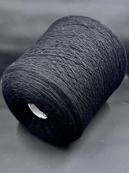 100% Superfine Lamb's wool yarn, art: Lamaine, Nm 1/14.Black Yarn. This is a very soft pure merino yarn. It is produced by Todd&Duncan. Yarn Store in Canada.