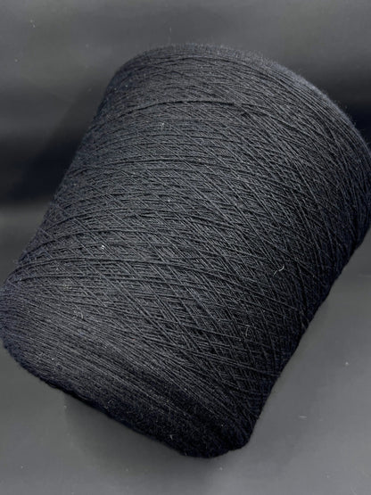 100% Superfine Lamb's wool yarn, art: Lamaine, Nm 1/14.Black Yarn. This is a very soft pure merino yarn. It is produced by Todd&Duncan. Yarn Store in Canada.