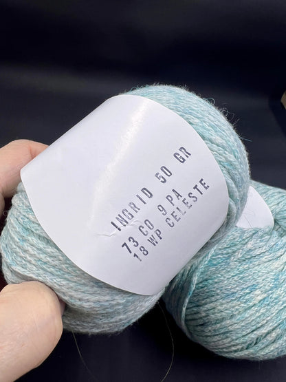 Very soft cotton alpaca Light weight yarn for crochet and knitting. This is a luxurious, very soft yarn with a wonderful composition. Can be used for hand knitting and crochet. This premium yarn is available in our yarn store in Canada