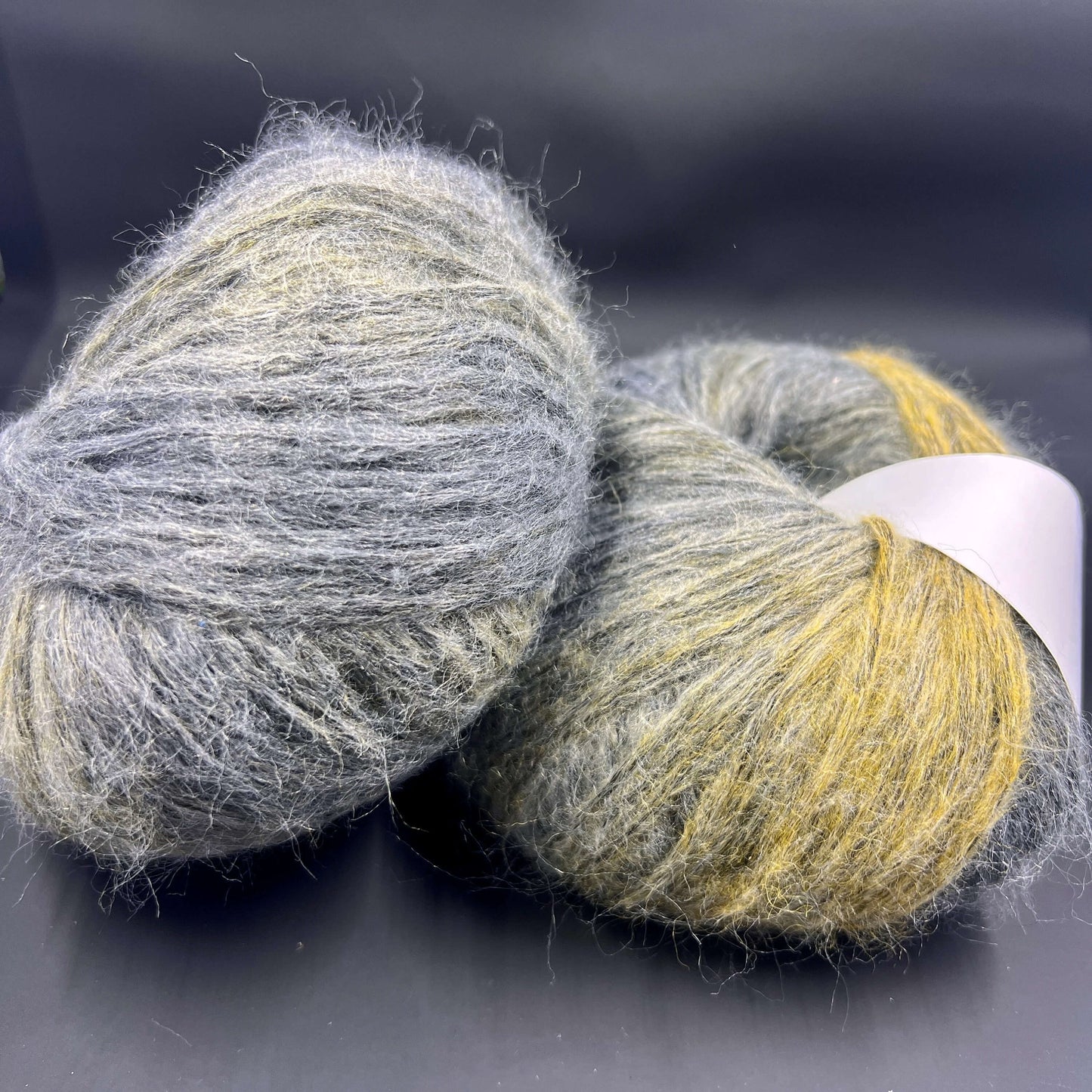 Color Gray&Green, 29% Wool, 7% Alpaca, 19% Acrilico, 45% Poliamide, 50gr, SWIT, Filpucci, per. 50 gr, Lace weight yarn, Hand Knitting Yarn