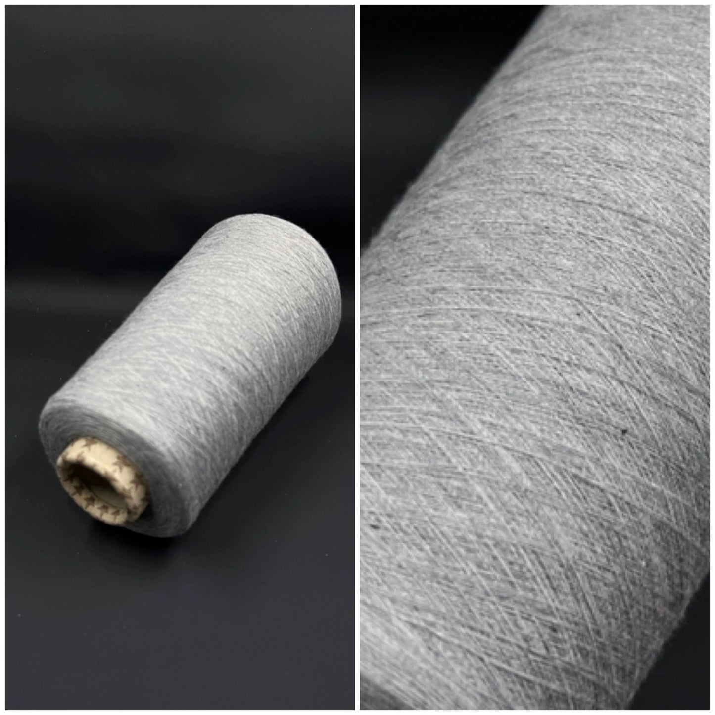 Bagno, Nm 30/2, 85% Cotton, 15% Ws, FILARTEX SPA, Color Gray , per 100 gr. Italian Fine Yarn, yarn on cone, Hand Knitting, Machine Knitting