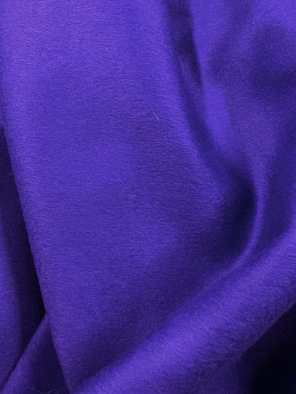 Cashmere lana Fabric, Purple fabric woven in ITALY, Soft Material for Luxury Coat, Jacket